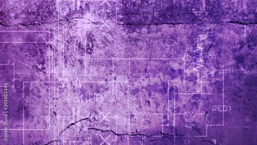 Poster looped unhurried animated multilayer color texture for a background based on concrete and stone