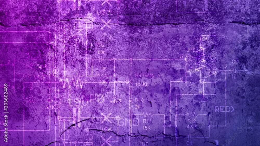 Poster looped unhurried animated multilayer color texture for a background based on concrete and stone