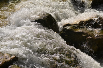 water fall in the river