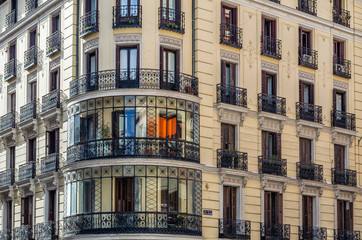 Architectural detail in Madrid