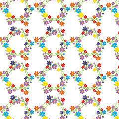 Vintage seamless floral background