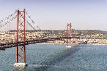 25th of April Bridge in Lisbon, Portugal