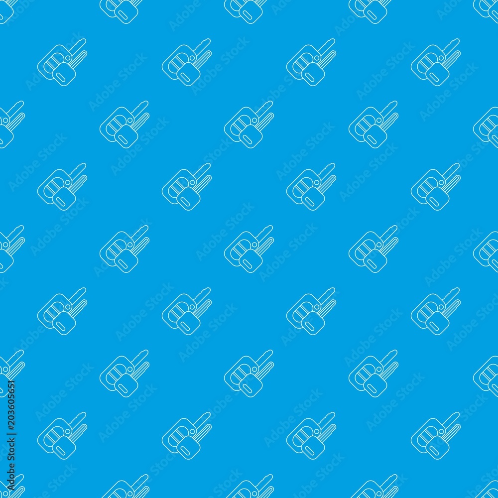 Poster auto key pattern vector seamless blue repeat for any use