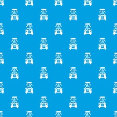 Car wash pattern vector seamless blue repeat for any use