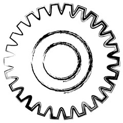 gears machinery isolated icon vector illustration design