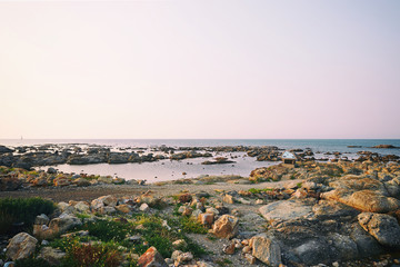 Fototapeta na wymiar Homigot, Seascape in Pohang, South Korea east coast