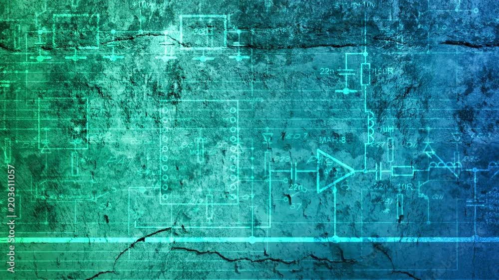 Poster looped unhurried animated multilayer color texture for a background based on concrete and stone