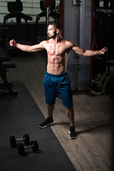 Fototapeta na wymiar Mens Health Fitness