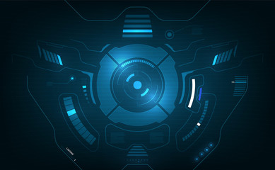 hud interface aircraft system graphic screen concept innovation design background