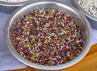 Indian Various Sweet Stall Snack