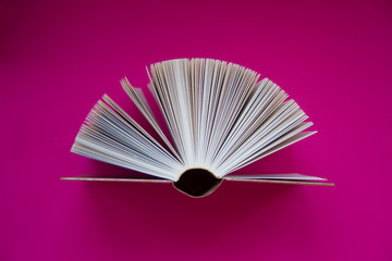 The book levitates.