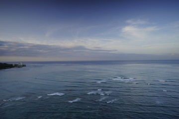 Obraz premium 早朝のワイキキ