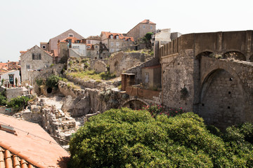 Fototapeta na wymiar Castle Views in Dubrovnik 