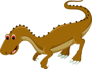 funny t-rex cartoon standing with laughing