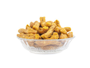 Ganthiya Also know as Gathiya, Ghatiya are deep fried Indian snacks made from chickpea flour. They are a popular teatime snack in Gujarat. They are soft and not crunchy like most other Indian snacks