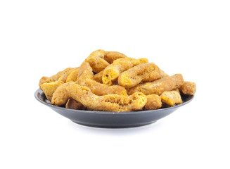 Ganthiya Also know as Gathiya, Ghatiya are deep fried Indian snacks made from chickpea flour. They are a popular teatime snack in Gujarat. They are soft and not crunchy like most other Indian snacks
