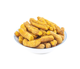 Ganthiya Also know as Gathiya, Ghatiya are deep fried Indian snacks made from chickpea flour. They are a popular teatime snack in Gujarat. They are soft and not crunchy like most other Indian snacks