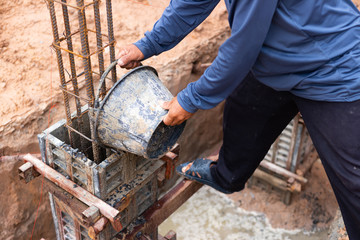 The building construction covered by  plastic sheet