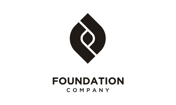 Initial F logo design inspiration