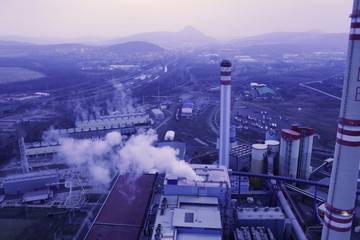 The part of the power station 