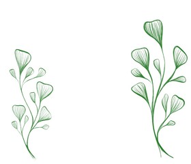 Hand drawn illustration as frame and decoration for greeting cards and invitations, for healthy lifestyle