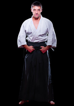 Man martial arts fighter