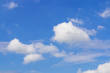 Clouds with blue sky