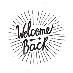 Vector card with hand written text 