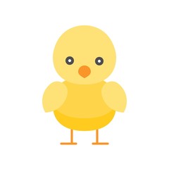 Cute Chicken flat icon