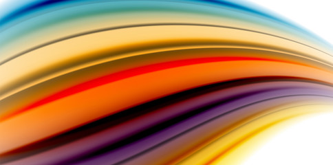 Gel jelly fluid flowing liquid rainbow style colours, wave abstract background, modern minimal colorful design