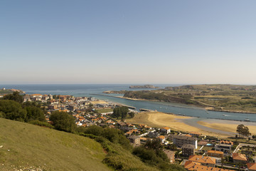 Obraz premium Ria de Suances, Cantabria. Spain