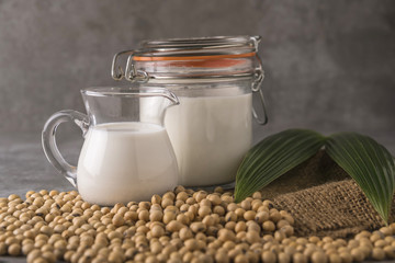 Soybeans and milk.