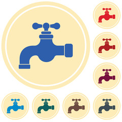 Water tap icon