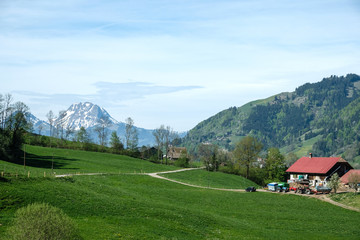 natural landscape in Switzerland