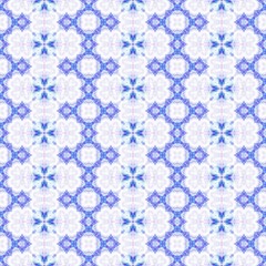 Seamless light blue soft ornate beautiful home bed linen textile clothes design pattern