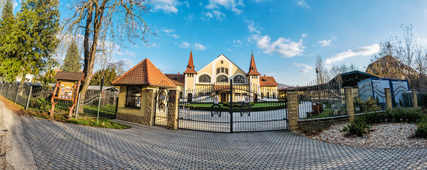 Historic building of national stud farm, Topolcianky, Slovakia