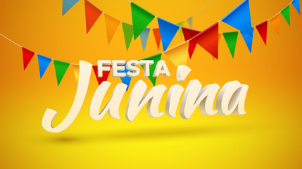 Festa Junina. Vector holiday illustration