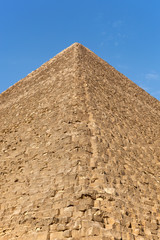 Fototapeta na wymiar Giza pyramid detail