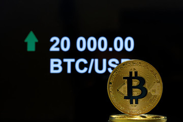 Bitcoin price goes to 20 000 USD