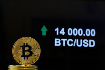 Bitcoin price growing to 14 000 USD