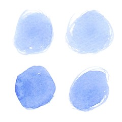 Abstract watercolor brush strokes painted background.