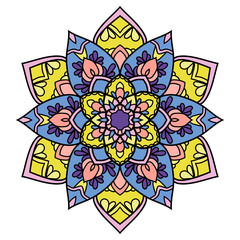 Mandala. Ethnic decorative element.