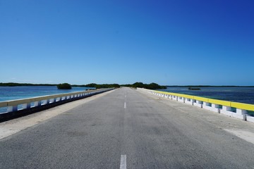 Straße auf Kuba, Cayo Coco