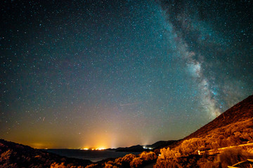 Fototapeta premium Milky way in the sky of Croatia