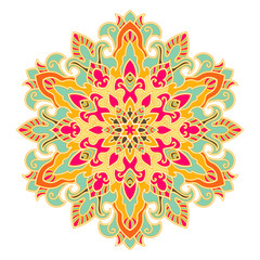 Mandala. Ethnic decorative element.