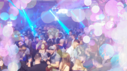 Abstrakter Party Kreis Bokeh Hintergrund