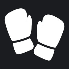 Vector illustration boxing gloves icon