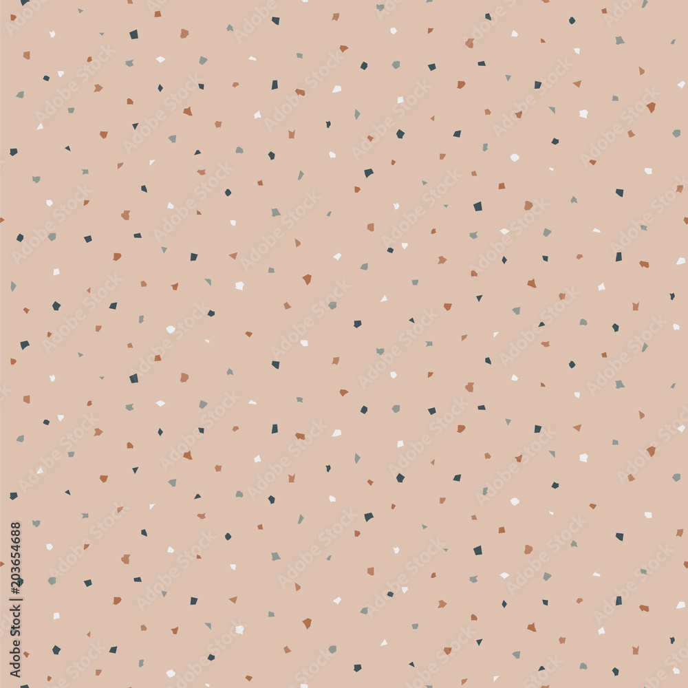 Poster terrazzo seamless pattern. print in classic italian type of floor style . vector abstract background
