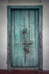 Blue door