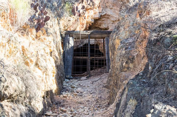 Historic Balaclava Mine in Whroo near Rushworth in Australia